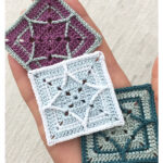 Northern Diamond Square Free Crochet Pattern
