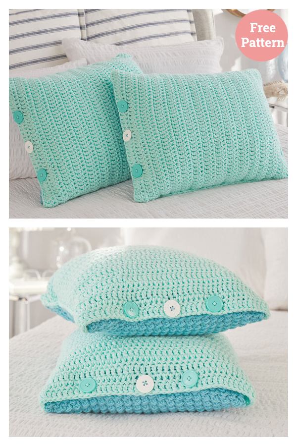 Ocean Front Bed Pillows Crochet Free Pattern