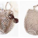 Rustic Market Bag Crochet Free Pattern