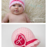 Sweetheart Cloche Hat Crochet Free Pattern