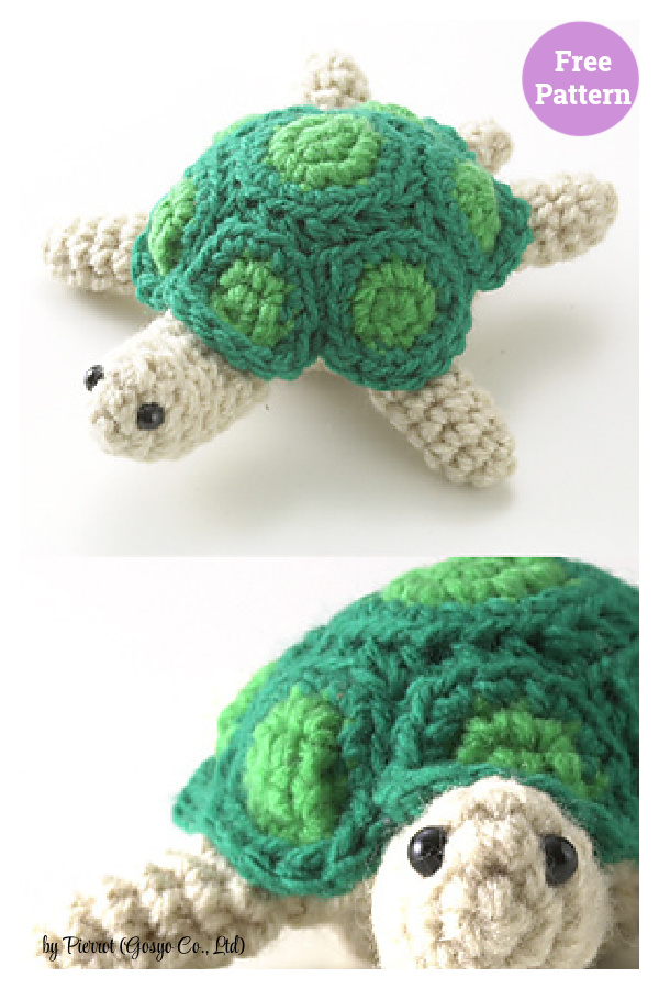 Turtle Amigurumi Free Crochet Pattern