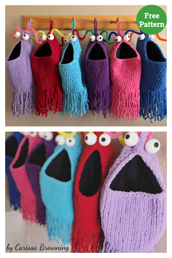 Yip Yips Storage Crochet Free Pattern