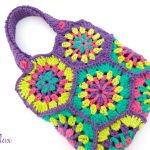 Strawflower Hexagon Tote Bag Crochet Free Pattern