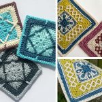 Winter Cottage Square Crochet Free Pattern