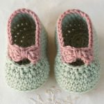 Little Lady Baby Booties Crochet Free Pattern