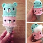Bears Ice Cream Crochet Free Pattern