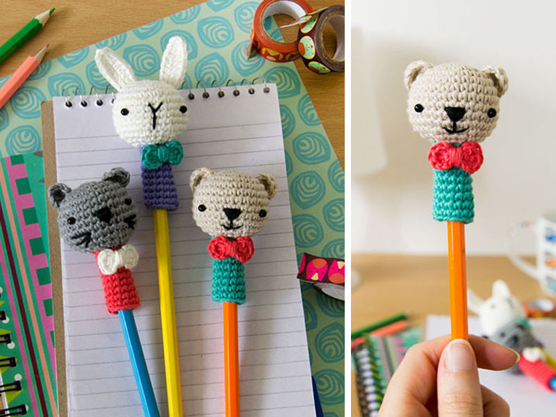Crochet Animal Ami-pencil Free Pattern