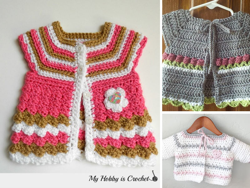 Baby Cardigan Crochet Free Pattern