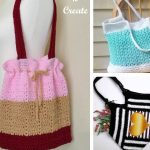 Tilted Heart Tote and Purse Crochet Free Pattern
