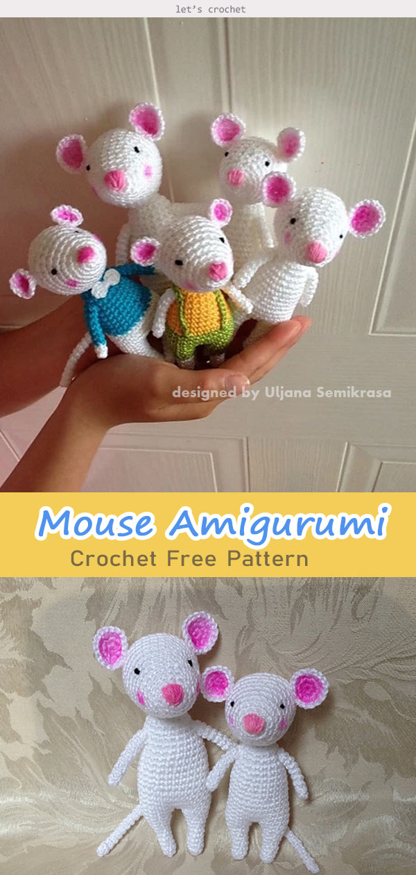Mouse Amigurumi Crochet Free Pattern