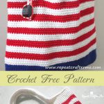 Crochet Patriotic Tote Bag Free Pattern