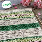 Spring Table Runner Crochet Free Pattern