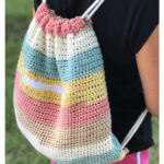 Cinch Sack Bag Crochet Free Pattern