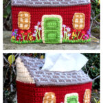 Cottage Cozy Tissue Boxes Crochet Free Pattern