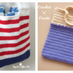 Crochet Patriotic Tote Bag Free Pattern