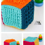 Crochet Sensory Toy Block Free Pattern