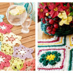 Flowers Table Runner Crochet Free Pattern