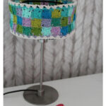 Granny Collage Lampshade Free Crochet Pattern