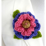 Layered Ruffle Flower Free Crochet Pattern