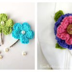 Layered Ruffle Flower Free Crochet Pattern