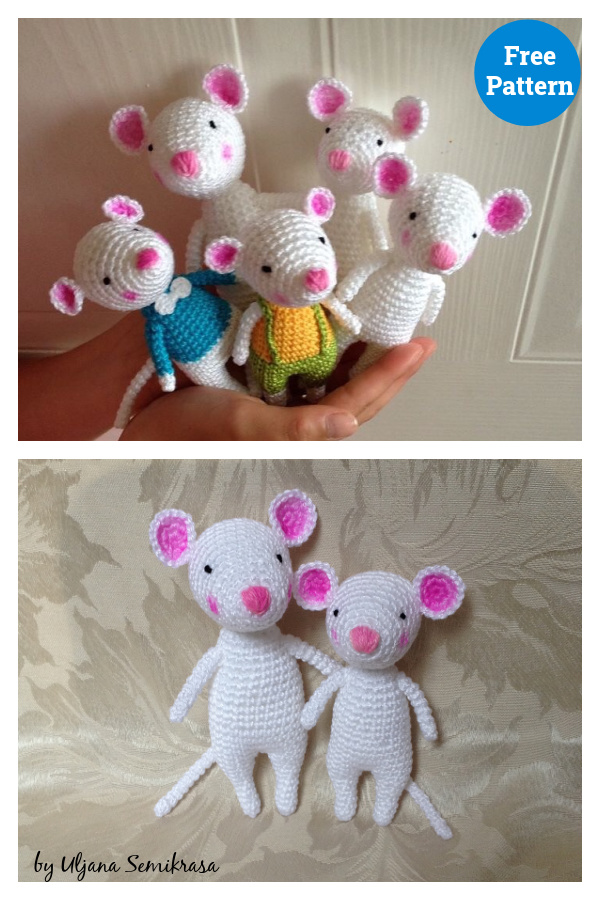 Mouse Amigurumi Crochet Free Pattern