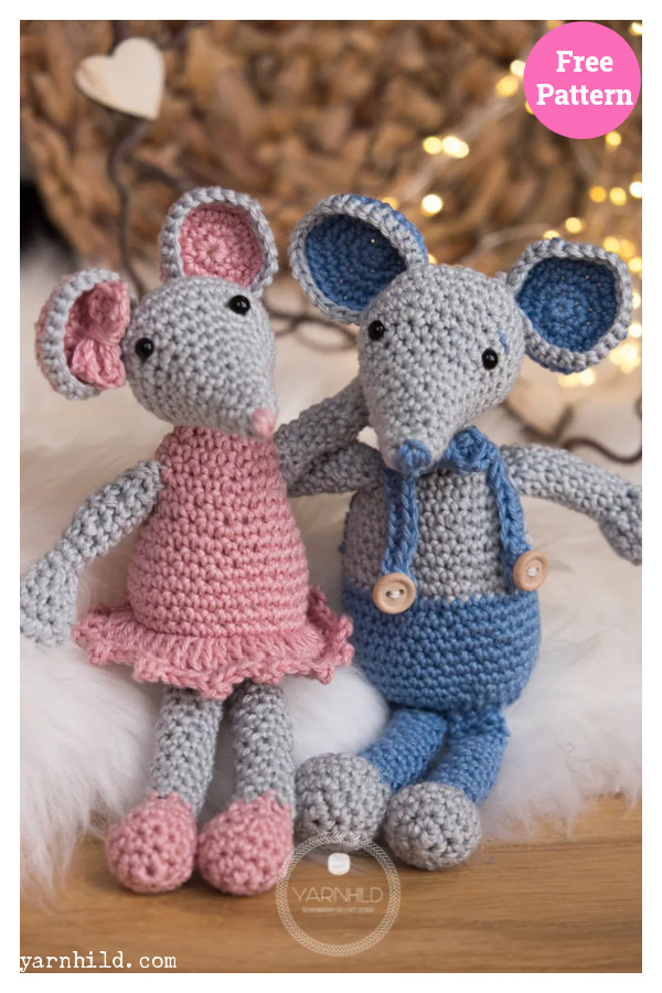 Mouse Free Crochet Pattern