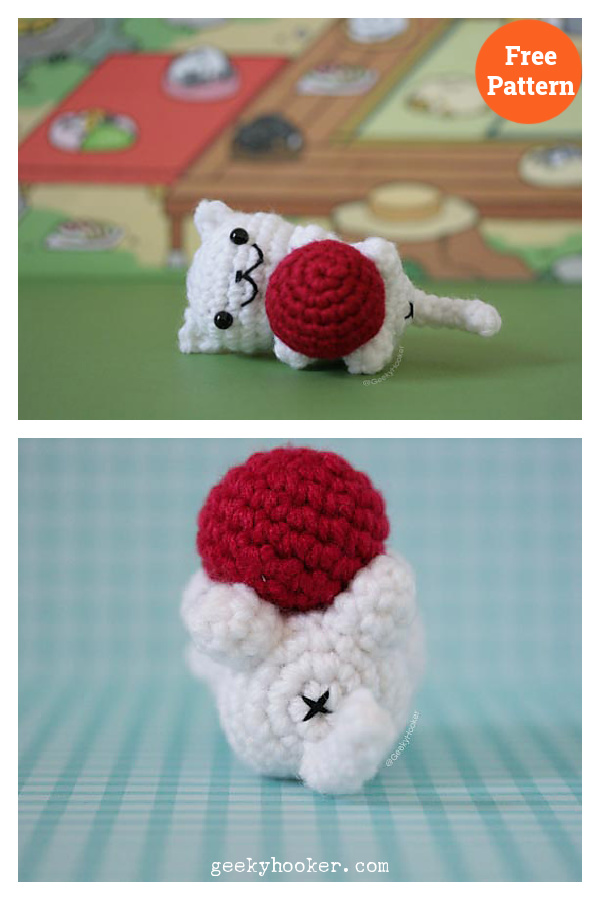 Neko Atsume Cat Crochet Free Pattern