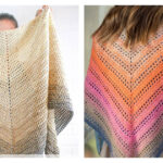 Triangle Shawl Free Crochet Pattern