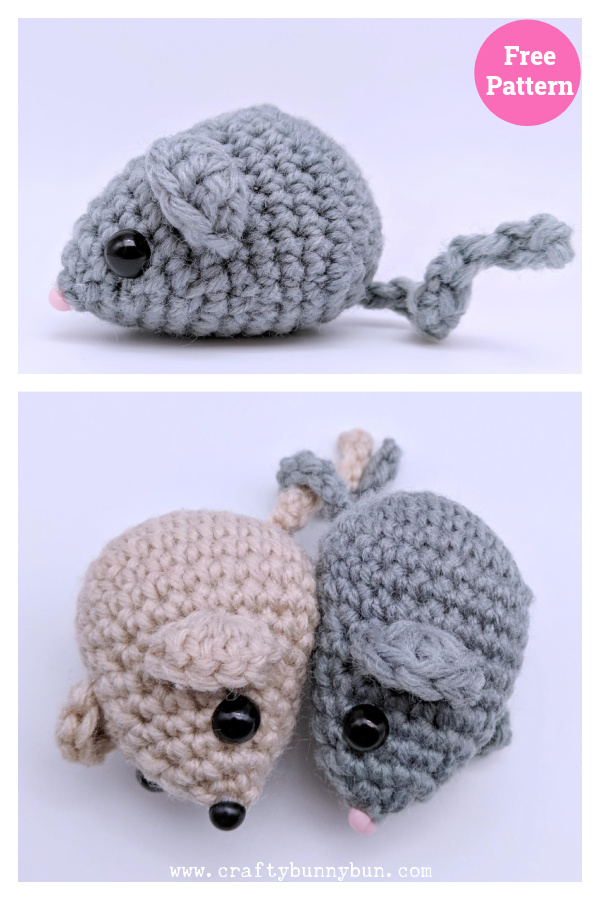 Triangular Mousy Mouse Free Pattern