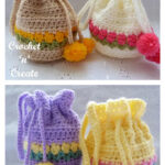 Tulip Wrist Purse Crochet Free Pattern