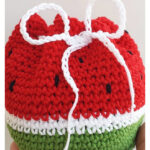 Watermelon Purse Crochet Free Pattern