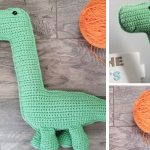 Long Neck Dinosaur Crochet Free Pattern