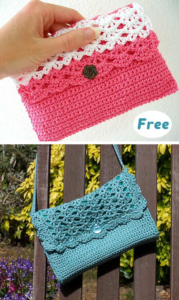 Zipper Bag Crochet Free Pattern