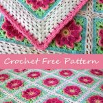Strawberries in Spring Blossom Flower Crochet Free Pattern