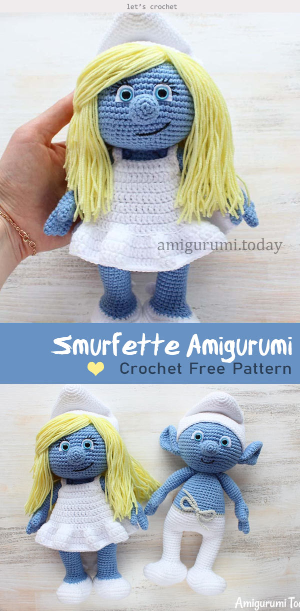 Smurfette Amigurumi Crochet Free Pattern