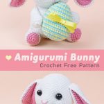 Amigurumi Bunny with Easter Egg Free Crochet Pattern