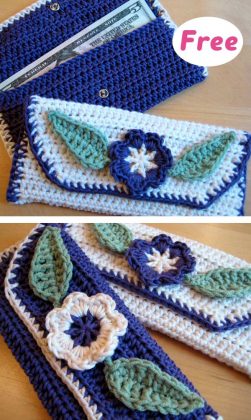 Zipper Bag Purse Crochet Free Pattern