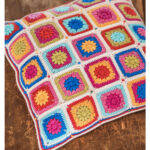 Bohemian Garden Cushion Crochet Free Pattern