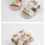 Boho Baby Sandals Free Crochet Pattern