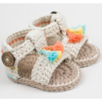 Boho Baby Sandals Free Crochet Pattern