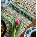 Feeling of Spring Table Runner Crochet Free Pattern