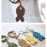 Fish Pendant Free Crochet Pattern