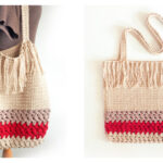 Fringe Shopping Bag Crochet Free Pattern