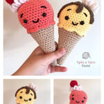 Melty the Ice Cream Cone Free Crochet Pattern