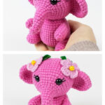 Pink Elephant Crochet Free Pattern