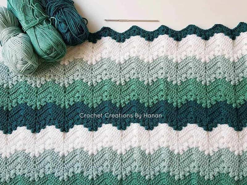 6 Day Kid Blanket Crochet Free Pattern