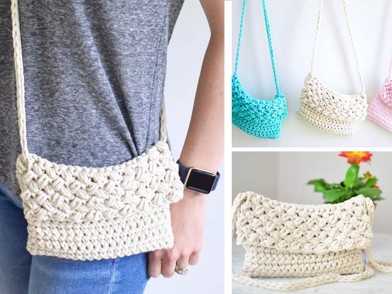 Cross-Body Crochet Bag Free Crochet Pattern