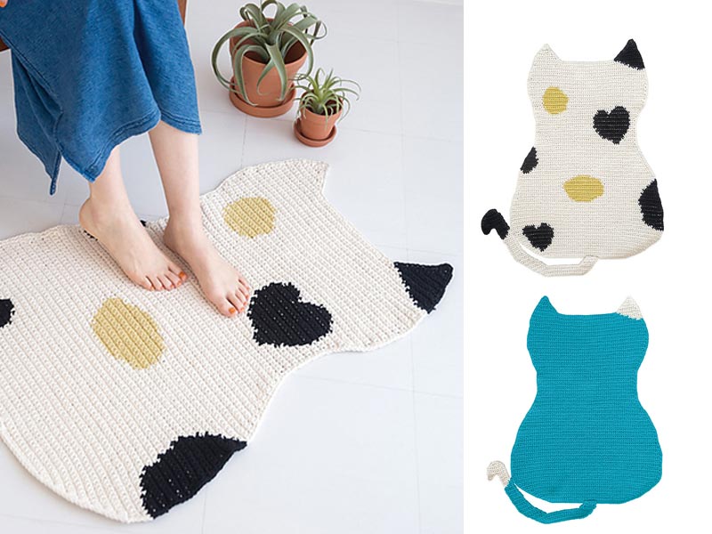 How to Crochet a Cat Mat 