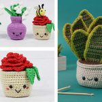 Crochet an Amigurumi Snake Plant Free Pattern