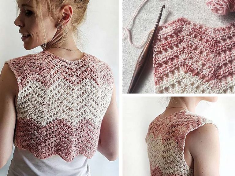 Cropped Cardi Crochet Free Pattern